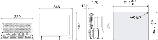 PL6930-T4* 外形寸法図