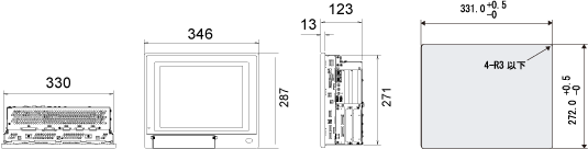 PL6931-T4* 外形寸法図