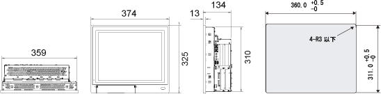 PL7931-T4* 外形寸法図