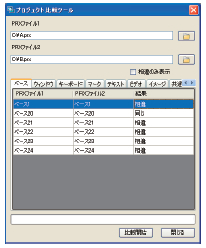 プロジェクト比較