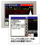 表示器であらゆる機器のエラーが見える